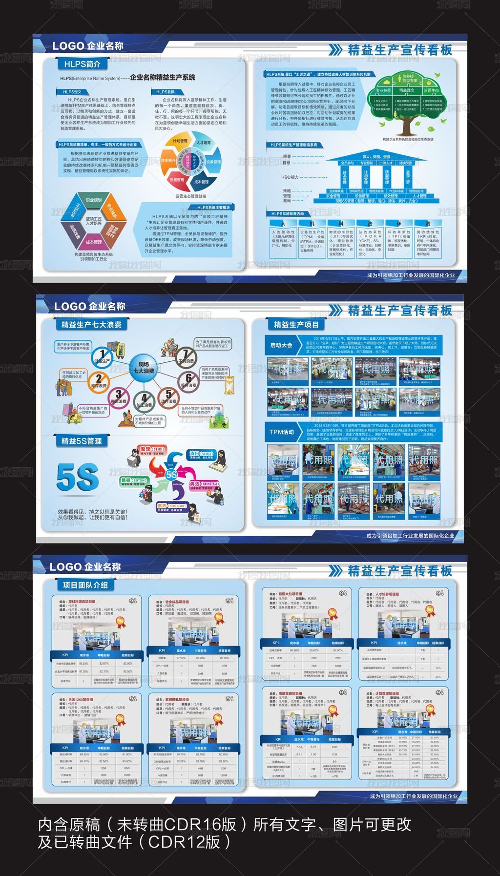 赋能工厂高效未来 打造卓越的精益生产宣传看板